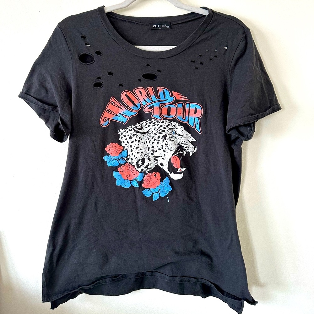 Zutter band tee- NWOT